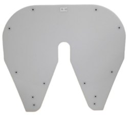 Placa autolubricante con kit (entera) tipo JOST