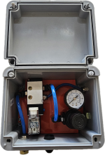 Caja de suspension neumatica chica 1 regulador