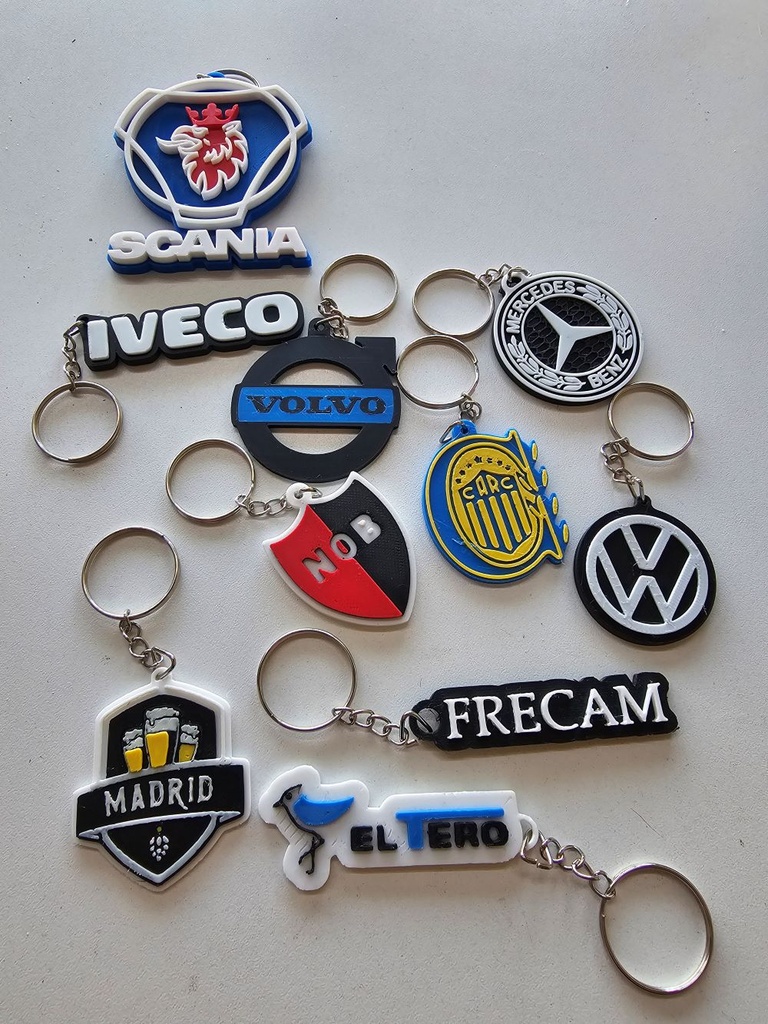 Llaveros surtidos