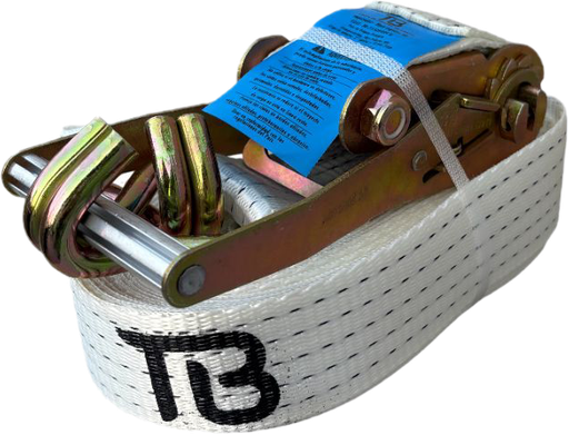 [FATB5T] Faja c/ ratchet 2" x 10mts c/ gancho universal 5T TB 
