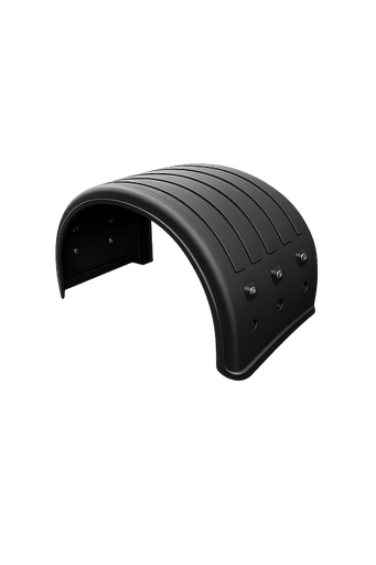 [RPSC6672] Guardabarro plastico Scania S4 trasero negro